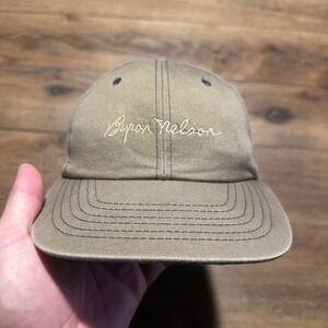 Vintage Texace Byron Nelson Khaki Strapback Hat Mens OSFM